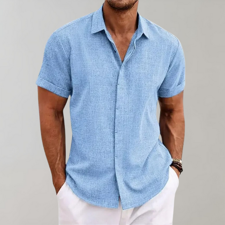 Drune | Einfarbiges Poloshirt für Männer