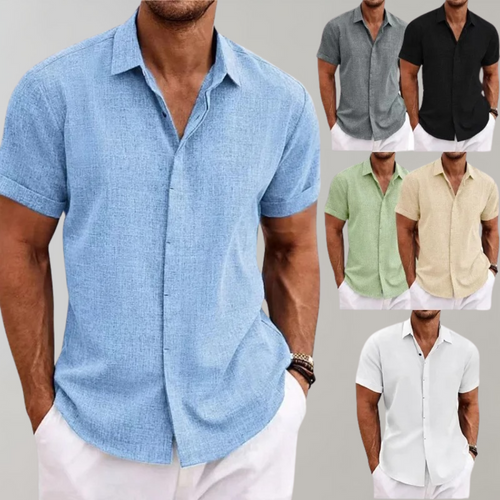 Drune | Einfarbiges Poloshirt für Männer