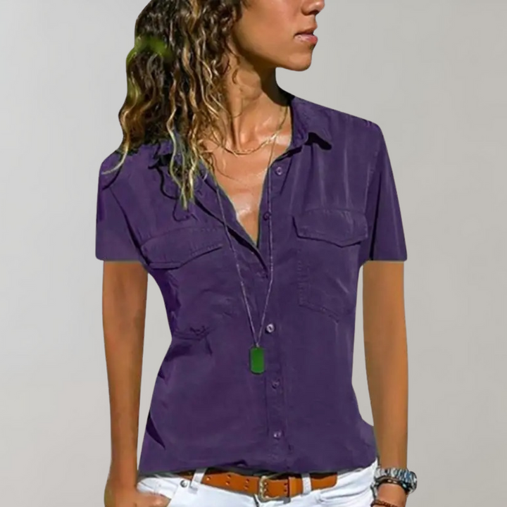 Drune | Kurzarmige Bluse für Frauen