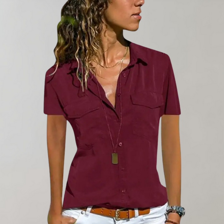 Drune | Kurzarmige Bluse für Frauen