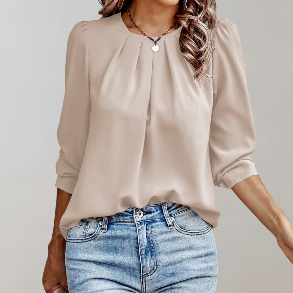 Drune | Gepflegte Satin-Bluse für Damen