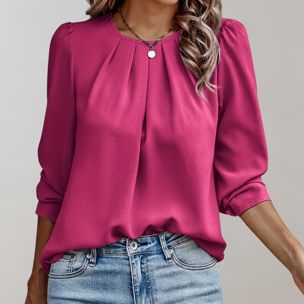 Drune | Gepflegte Satin-Bluse für Damen