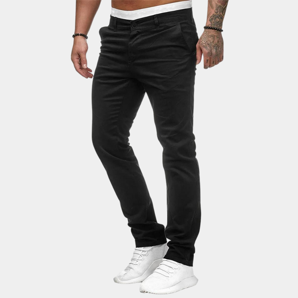 Drune | Slim Fit Weiches Baumwoll Lange Länge Alltags tauglich