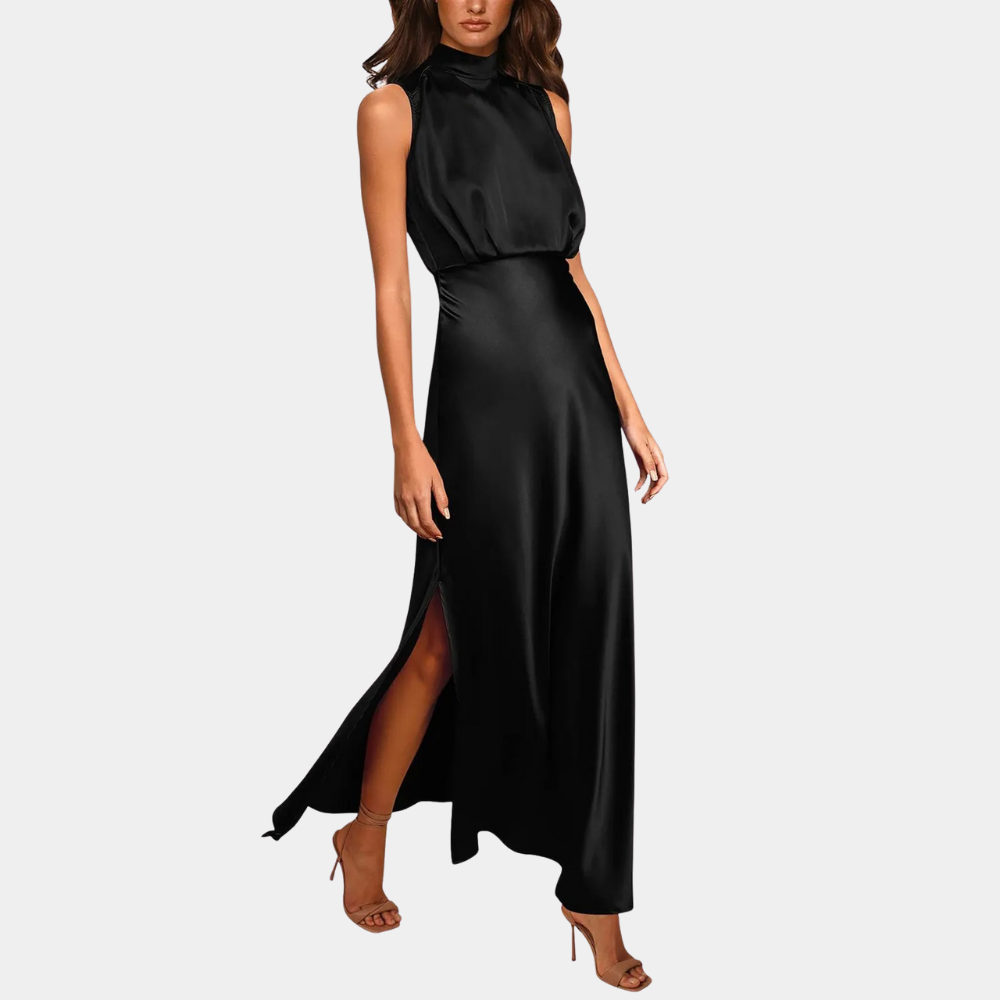 Drune | Elegantes Damenkleid Mit Schlitz
