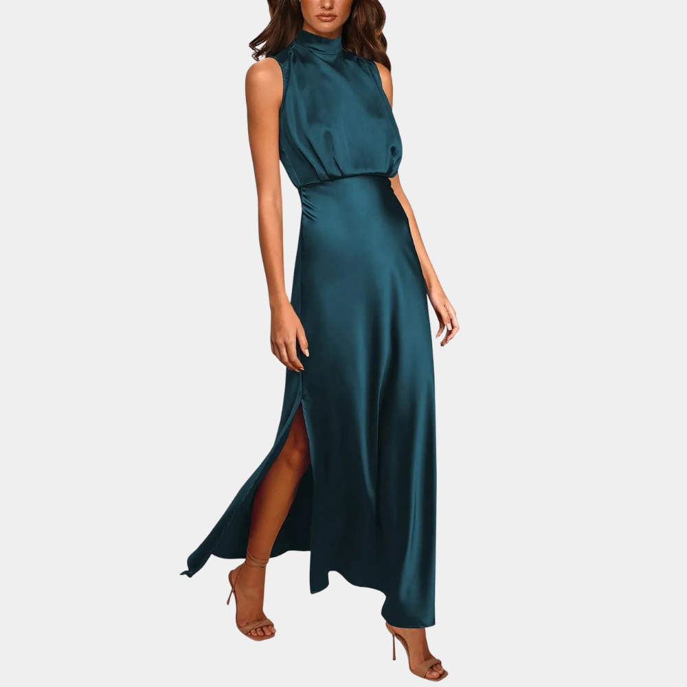 Drune | Elegantes Damenkleid Mit Schlitz