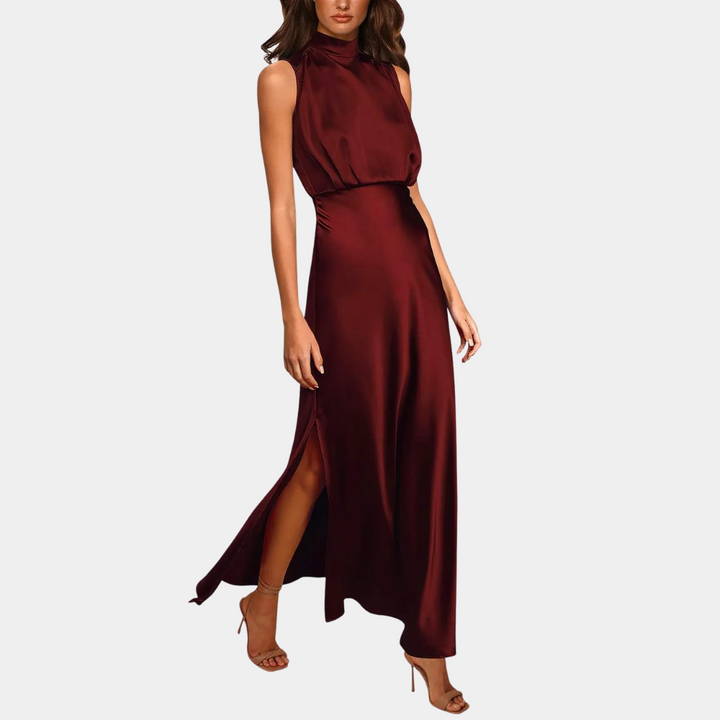 Drune | Elegantes Damenkleid Mit Schlitz