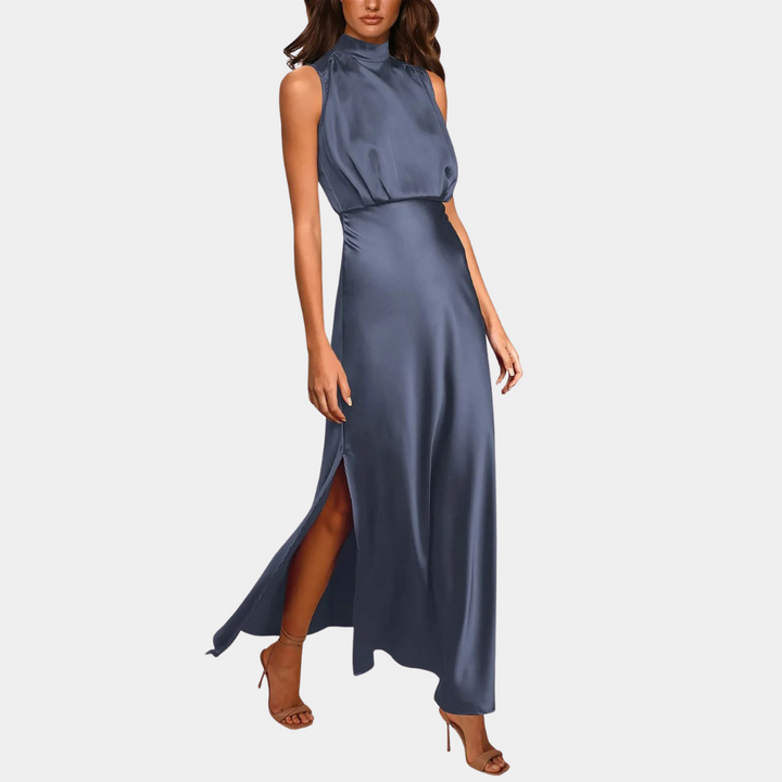 Drune | Elegantes Damenkleid Mit Schlitz