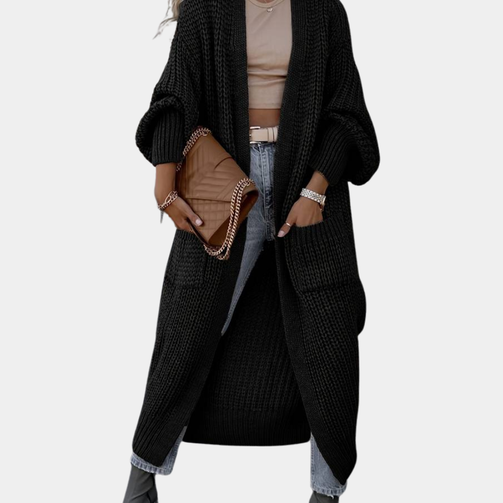 Drune | Bequem Lang Gestrickte Damenjacke