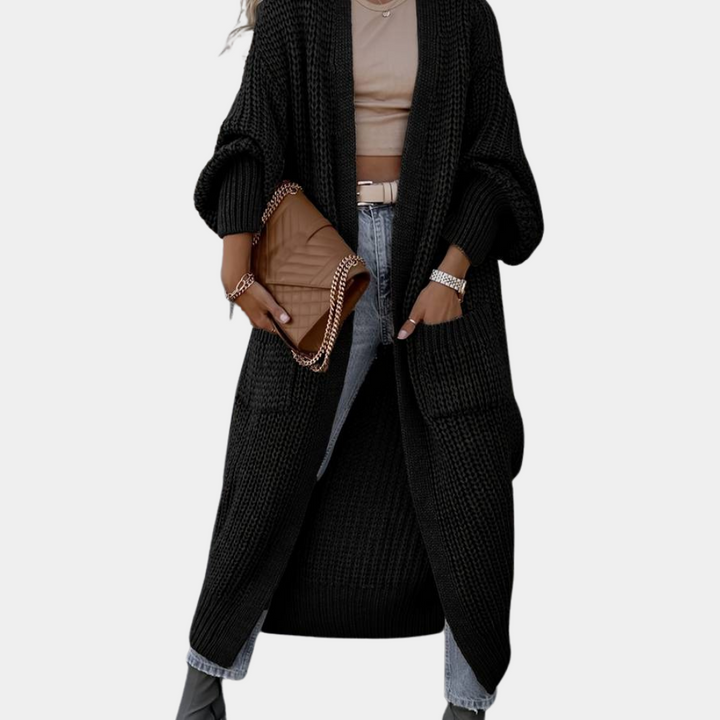 Drune | Bequem Lang Gestrickte Damenjacke