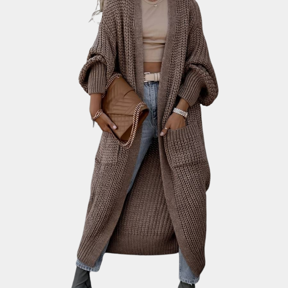Drune | Bequem Lang Gestrickte Damenjacke