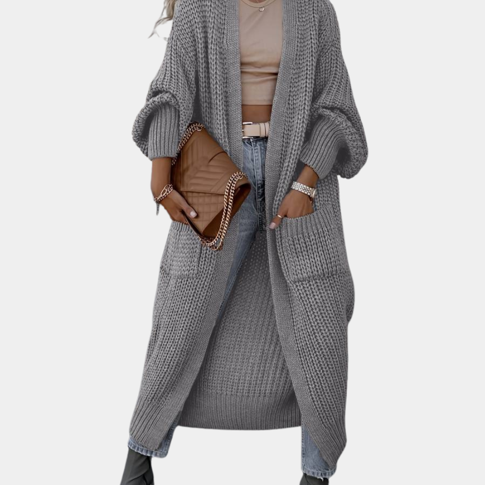 Drune | Bequem Lang Gestrickte Damenjacke