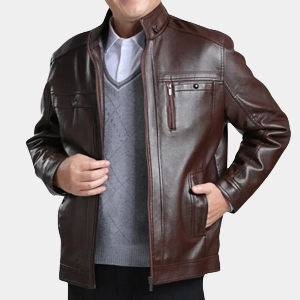 Drune | Moderne Herren steppjacke mit Stehkragen