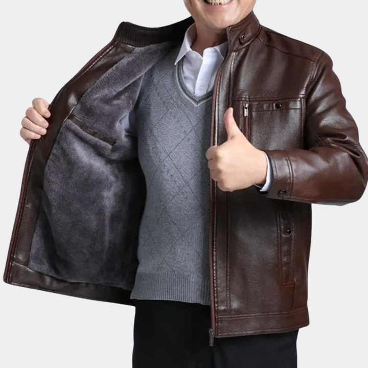 Drune | Moderne Herren steppjacke mit Stehkragen