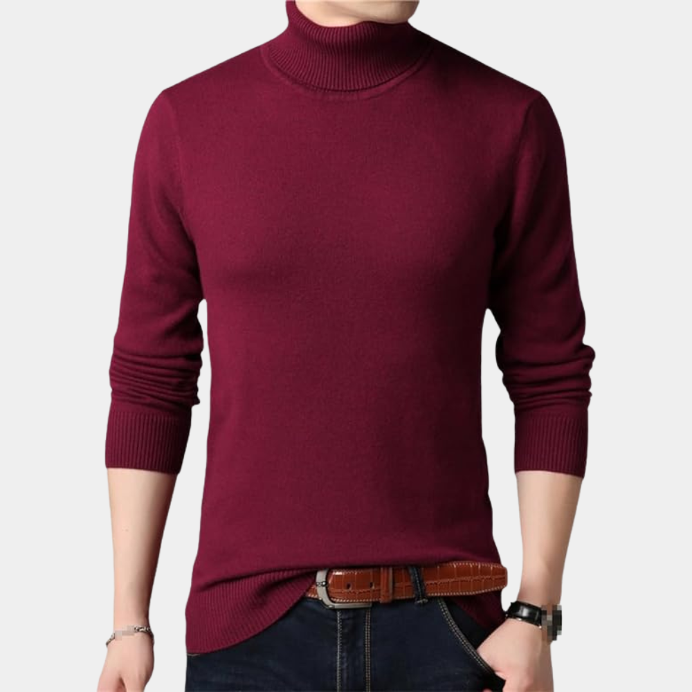 Drune | Warme Herrenpullover mit Kragen