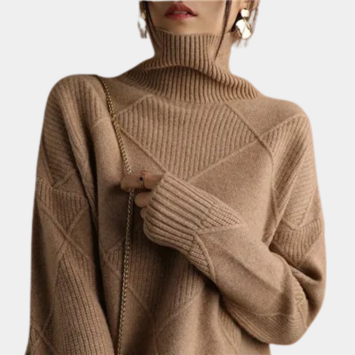 Drune | Modischer Rollkragenpullover für Frauen