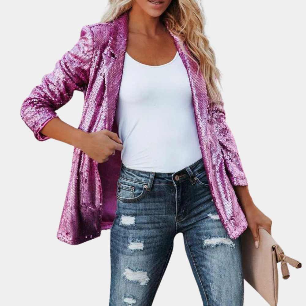 Drune | Schicker Blazer mit Pailletten für Frauen
