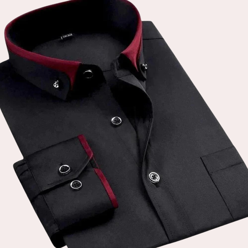 Drune | Elegantes Herrenhemd mit Knöpfen