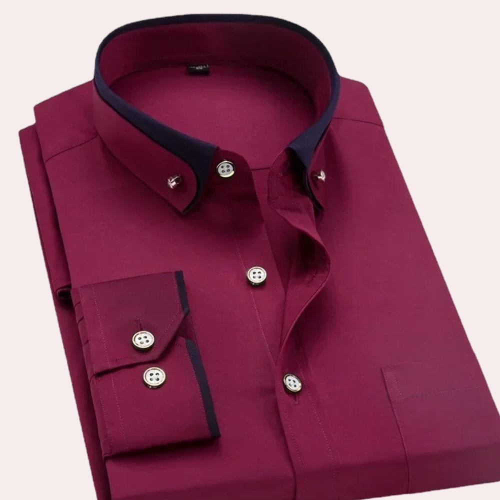 Drune | Elegantes Herrenhemd mit Knöpfen