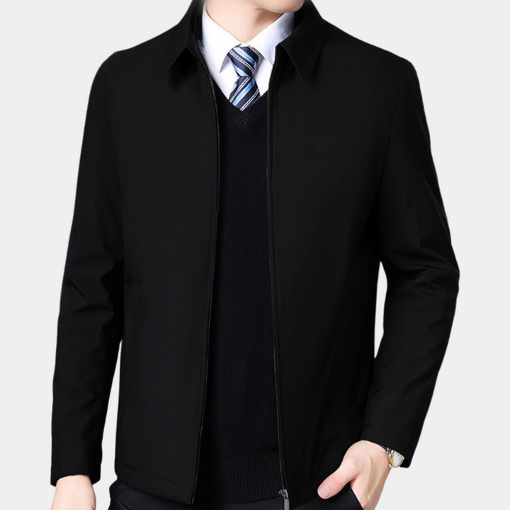 Drune | Übergangsjacke mit Reißverschluss und klassischem Kragen für Herren