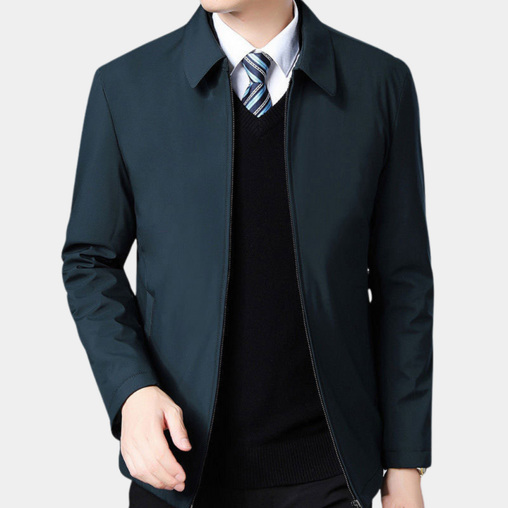 Drune | Übergangsjacke mit Reißverschluss und klassischem Kragen für Herren