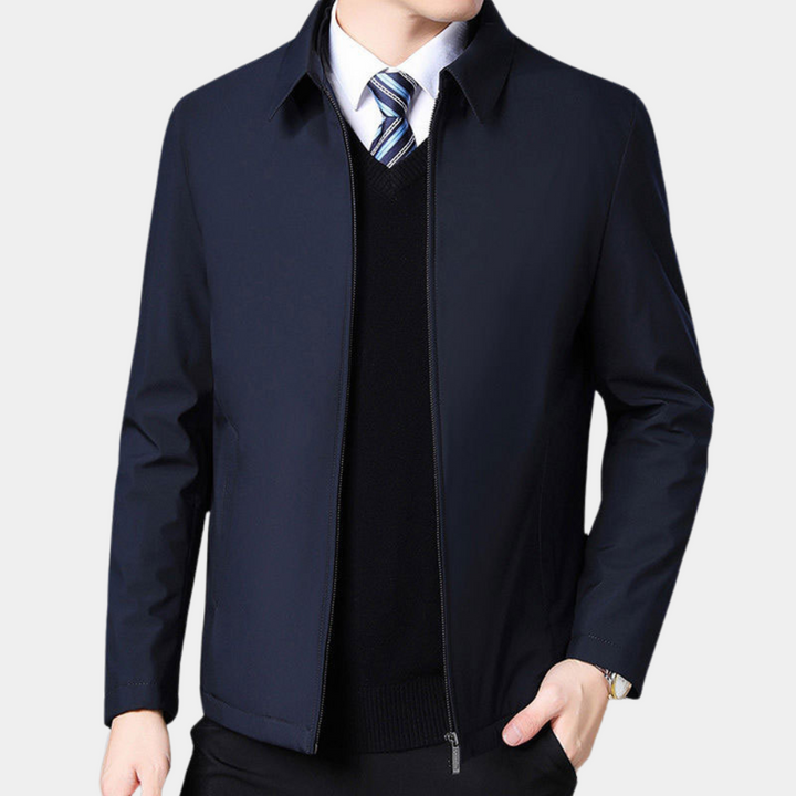 Drune | Übergangsjacke mit Reißverschluss und klassischem Kragen für Herren