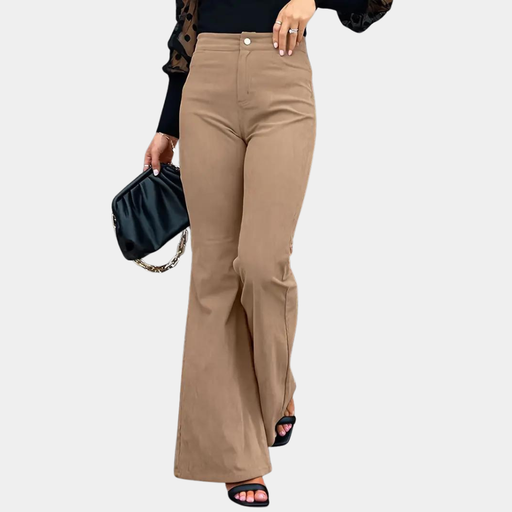 Drune | Damenhose Schwarz Regular Fit Elegant