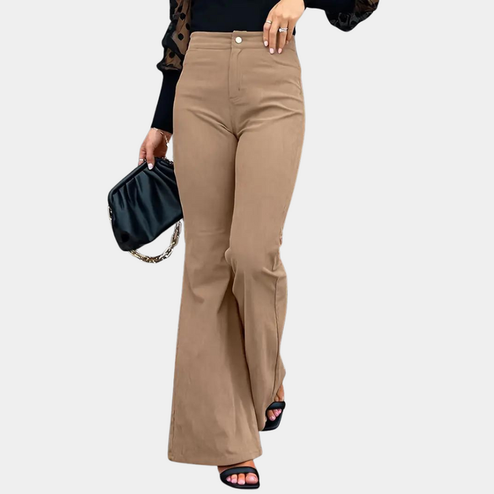 Drune | Damenhose Schwarz Regular Fit Elegant