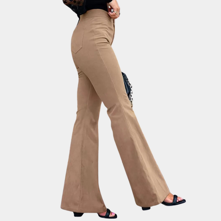 Drune | Damenhose Schwarz Regular Fit Elegant