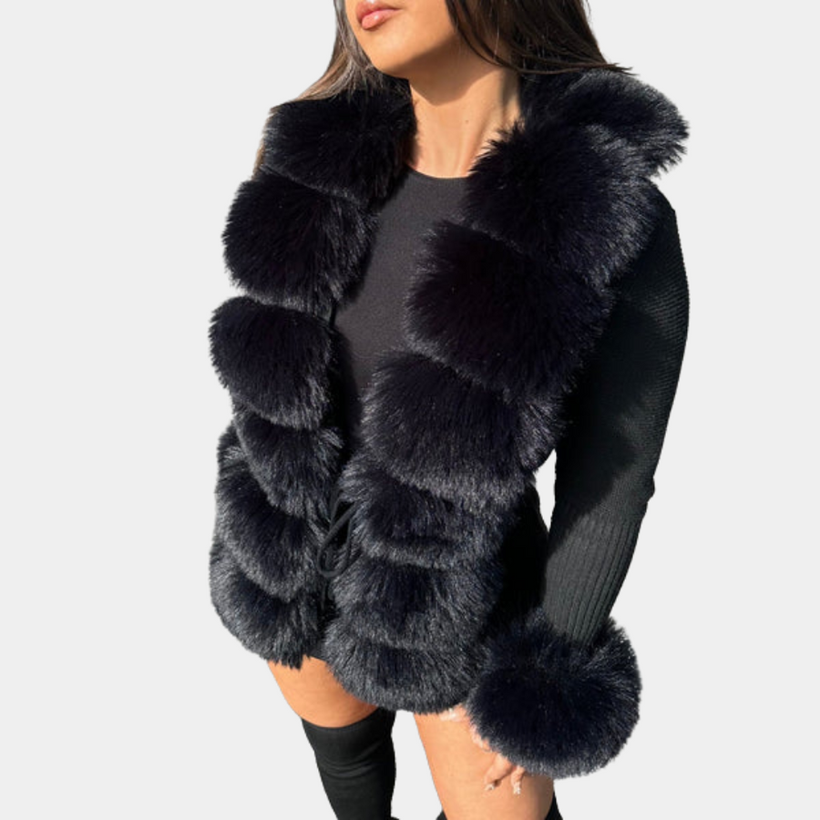 Drune | Elegante Warme Damen-Strickjacke