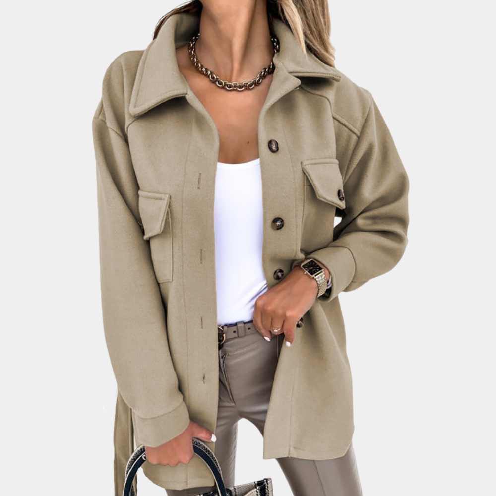 Drune | Stylischer und langer Herbstmantel für Frauen
