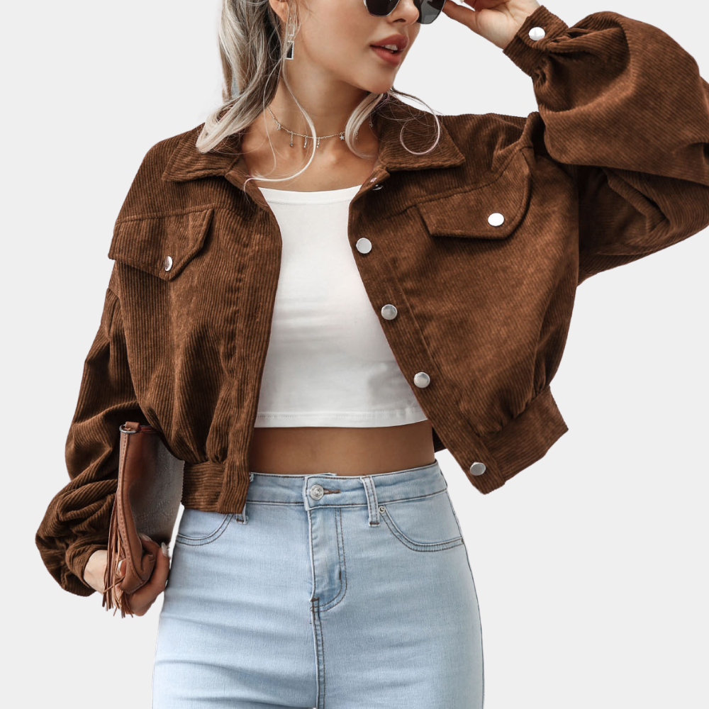 Drune | Gerippte Damenjacke