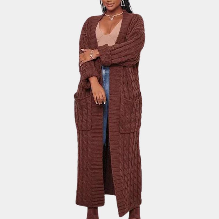 Drune | Stylische Damenstrickjacke in Übergröße