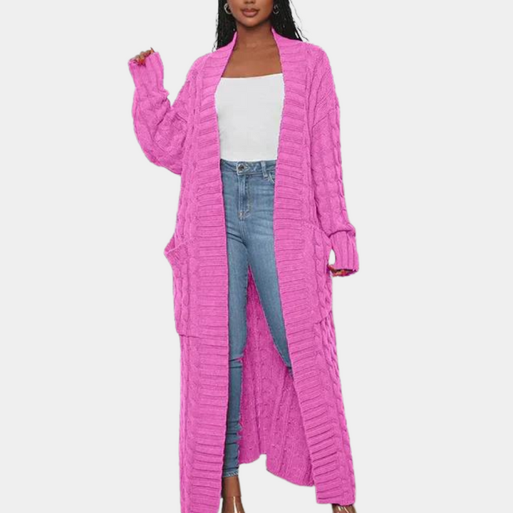 Drune | Stylische Damenstrickjacke in Übergröße
