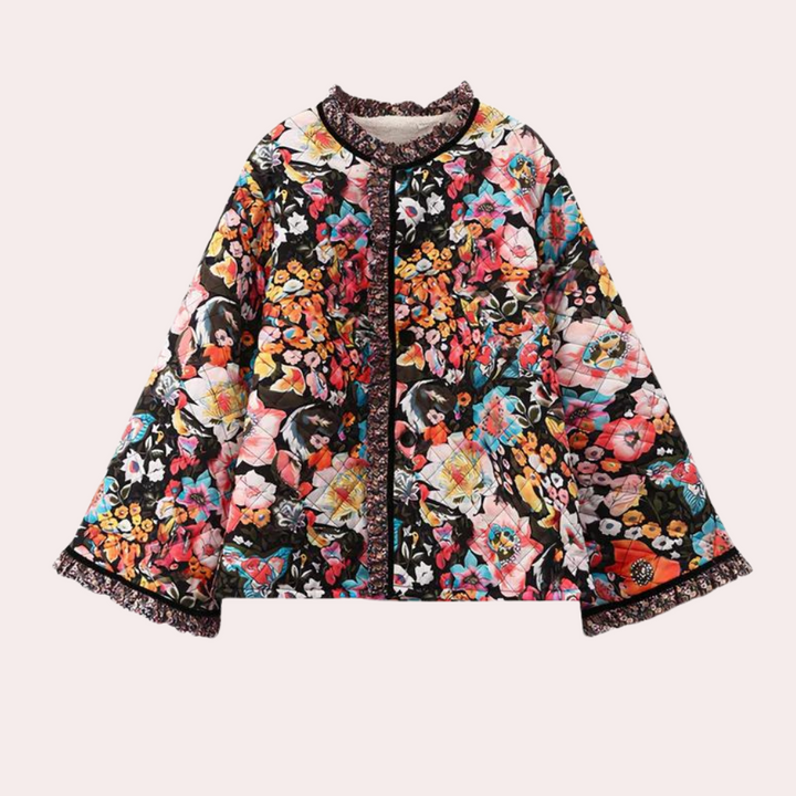 Drune | Trendy geblümte Damenjacke