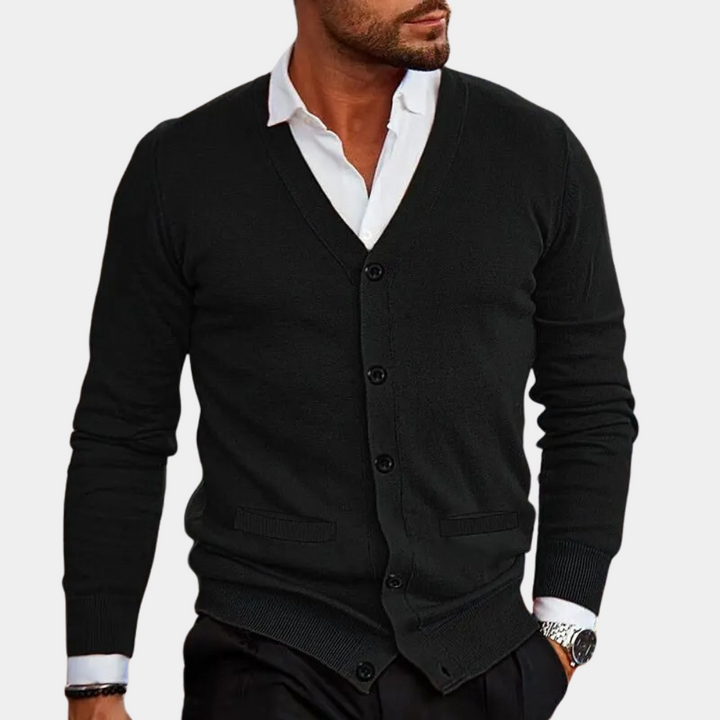 Drune | Lässige Strickjacke mit Knöpfen