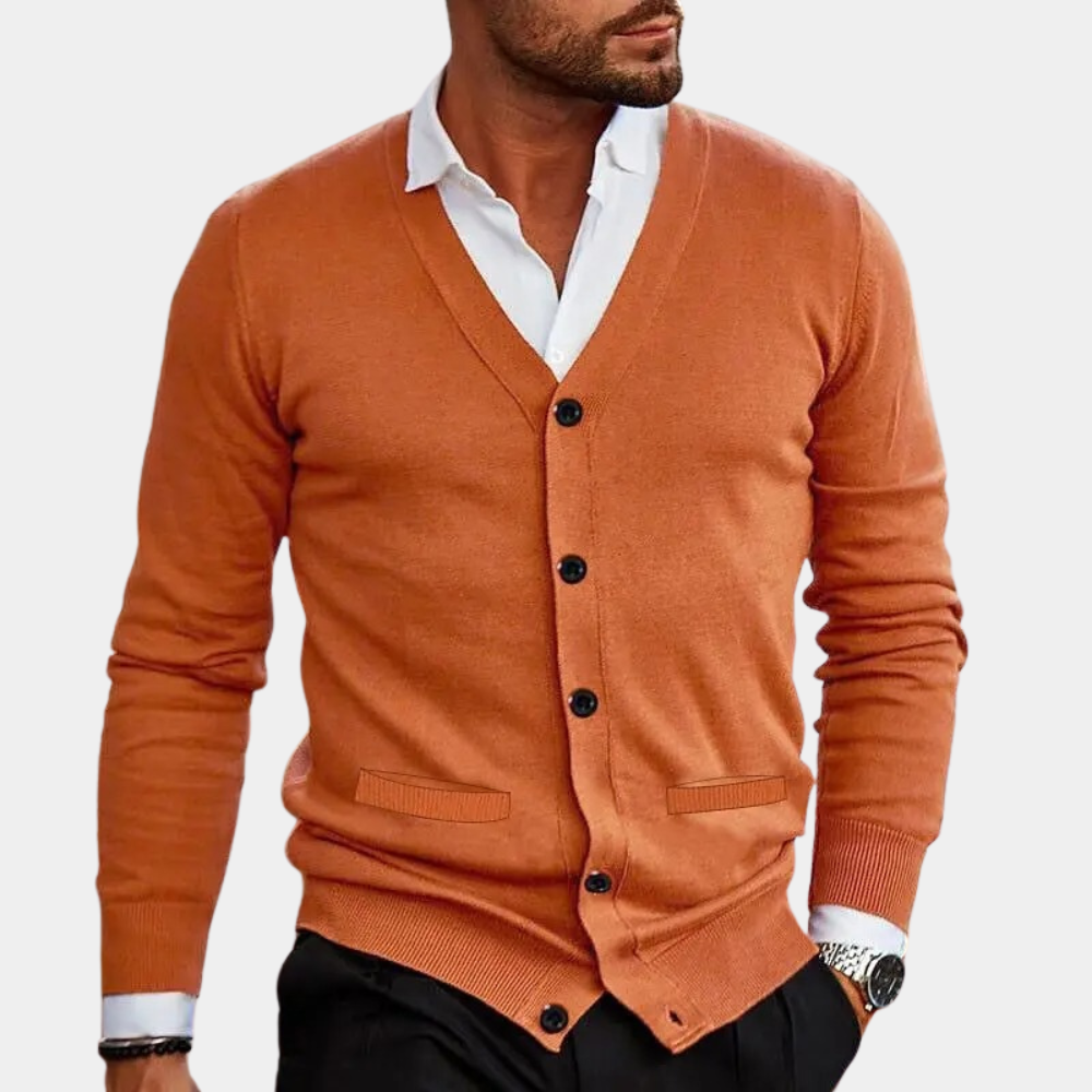 Drune | Lässige Strickjacke mit Knöpfen