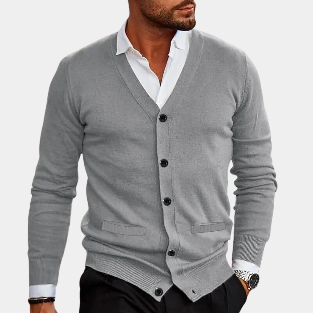 Drune | Lässige Strickjacke mit Knöpfen