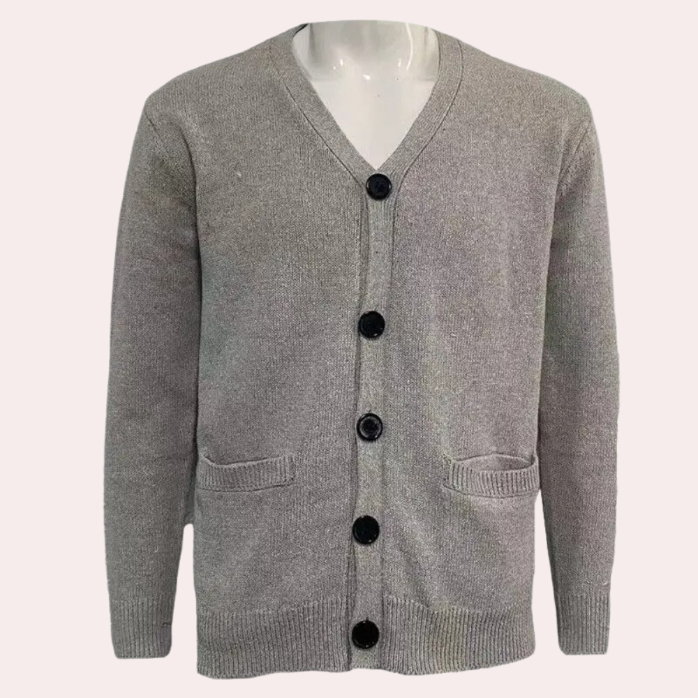 Drune | Lässige Strickjacke mit Knöpfen