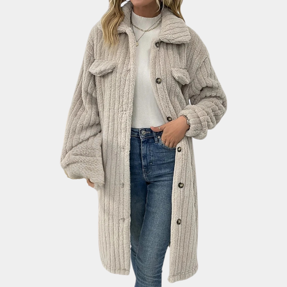 Drune | Langer Fleece-Mantel