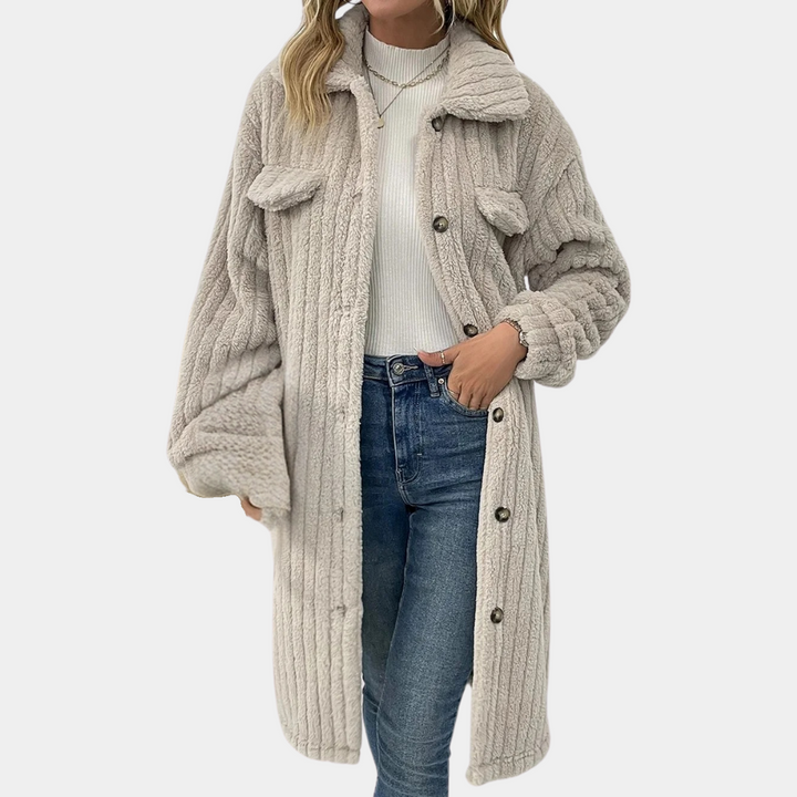 Drune | Langer Fleece-Mantel
