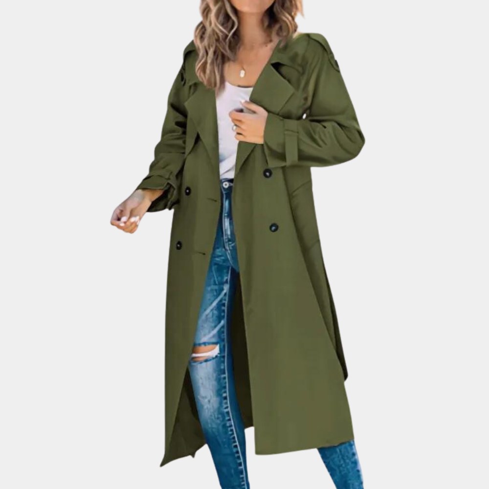 Drune | Warmer Trenchcoat Für Damen Mit Eleganter Silhouette