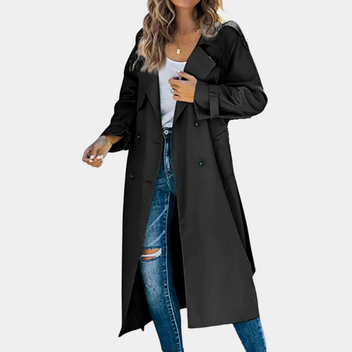 Drune | Warmer Trenchcoat Für Damen Mit Eleganter Silhouette