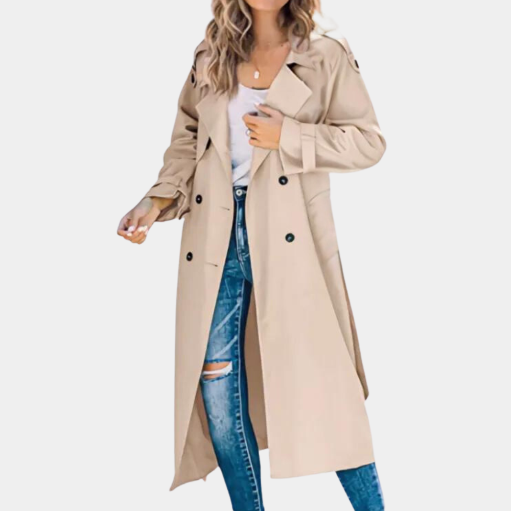 Drune | Warmer Trenchcoat Für Damen Mit Eleganter Silhouette