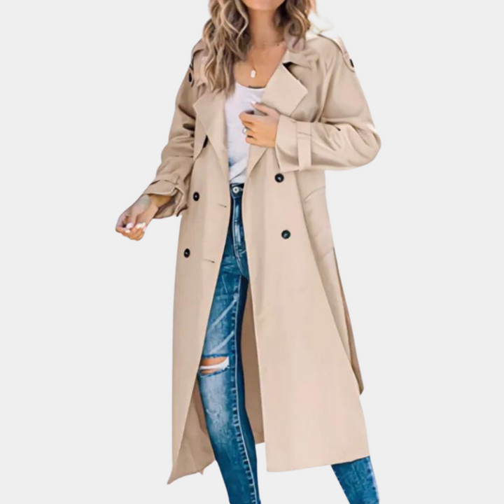 Drune | Warmer Trenchcoat Für Damen Mit Eleganter Silhouette