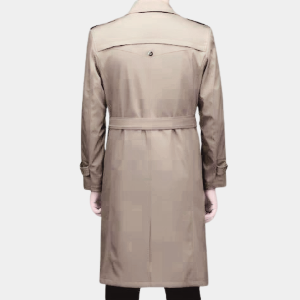 Drune | Eleganter Trenchcoat Für Männer Mit Wärmendem Futter