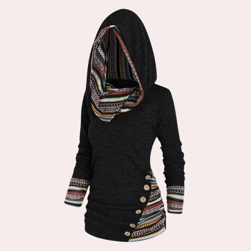 Drune | Stilvoller Herbstkapuzenpullover für Frauen