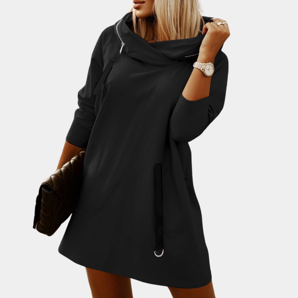 Drune | Kapuzenpullover Kleid für Damen