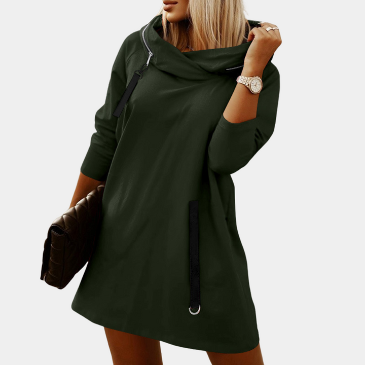 Drune | Kapuzenpullover Kleid für Damen