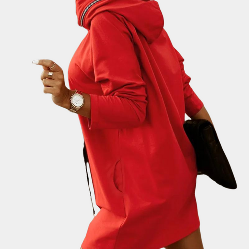 Drune | Kapuzenpullover Kleid für Damen