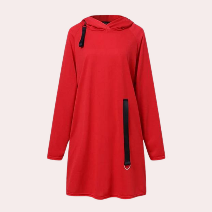 Drune | Kapuzenpullover Kleid für Damen